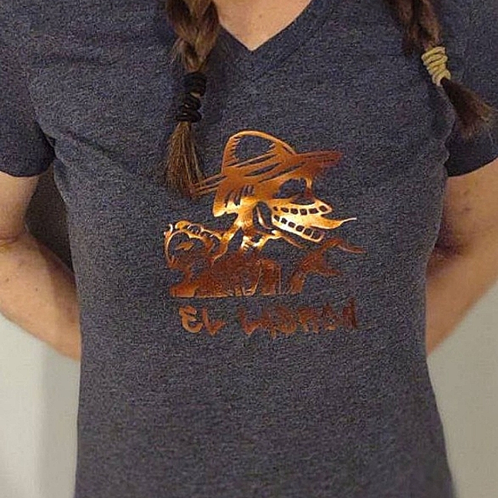 Custom made unique Day of The Dead women's tee